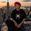 Camiseta Oversize Spider Negra