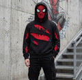 Hoodie Spider Negro
